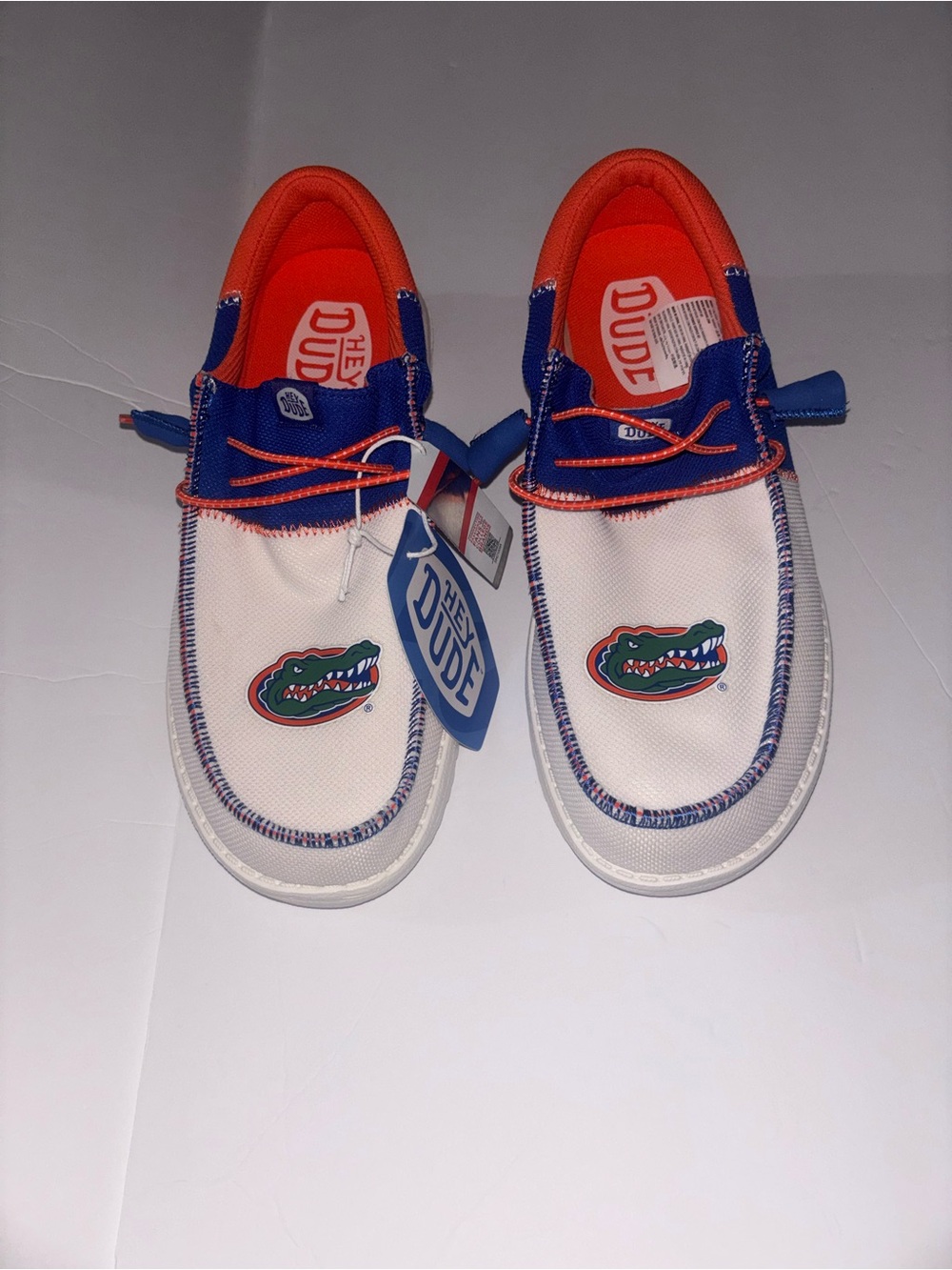 Hey Dude Florida Gators Wally Tri Loafers Men's
10 Slip On Blue Orange Shoes
